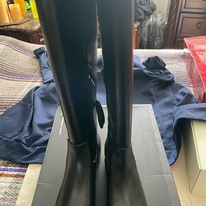 INC International Concepts Black below the Knee Boots